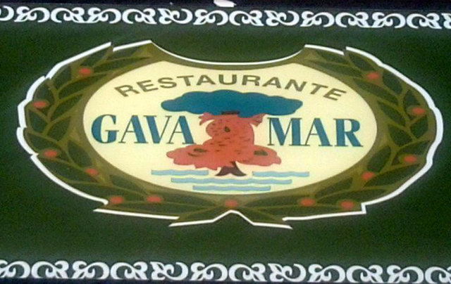 Logotip del Restaurant Gavamar de Saragossa publicat a Facebook (2012)